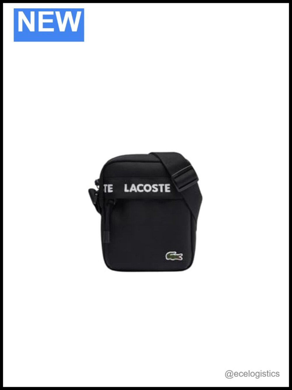 Lacoste Unisex Neocroc Seasonal Crossbody Bag Recycled Polyester